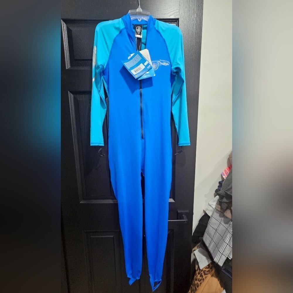 Body Glove Kids Aqua and Blue Bodysuit